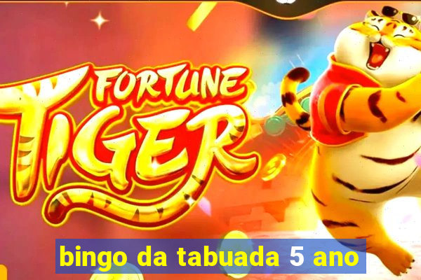 bingo da tabuada 5 ano