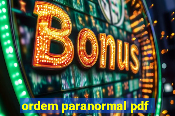 ordem paranormal pdf