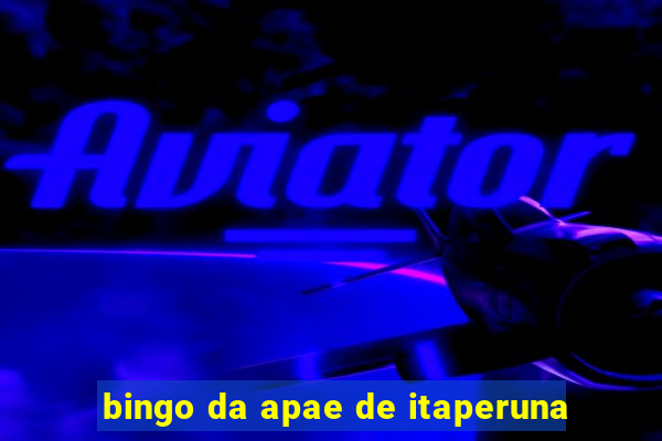 bingo da apae de itaperuna