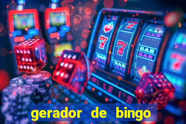 gerador de bingo de palavras