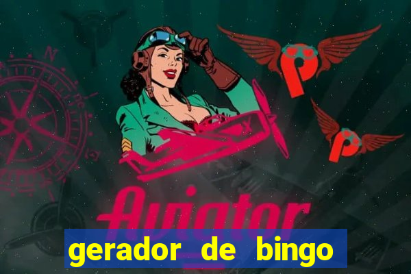 gerador de bingo de palavras
