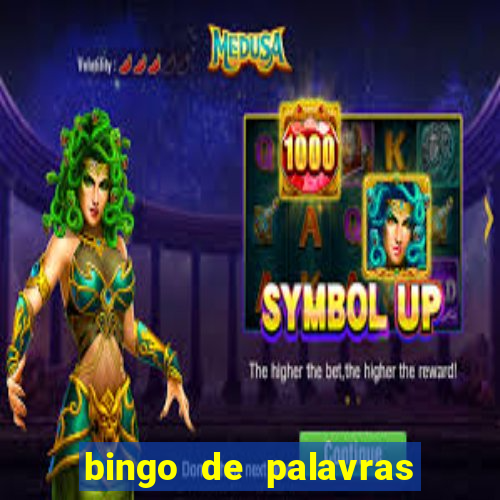 bingo de palavras de natal