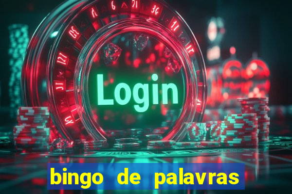 bingo de palavras de natal