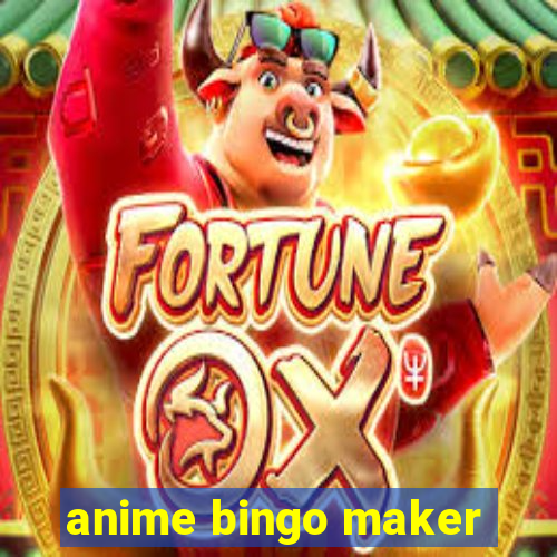 anime bingo maker