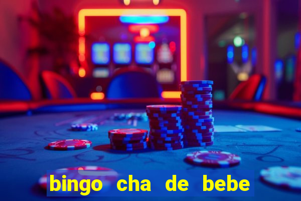 bingo cha de bebe cartelas para imprimir