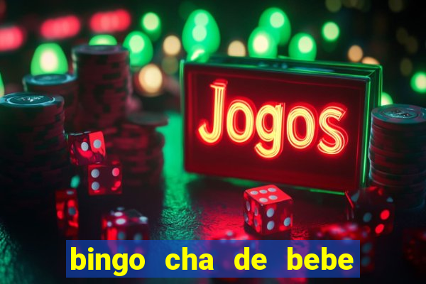bingo cha de bebe cartelas para imprimir