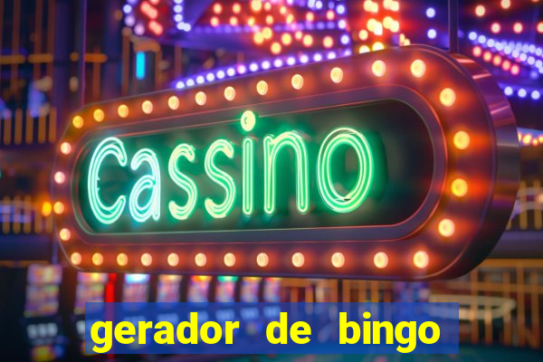 gerador de bingo cha de bebe