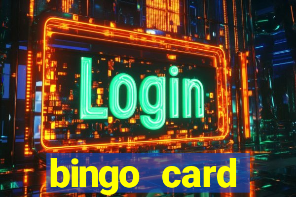 bingo card generator with pictures