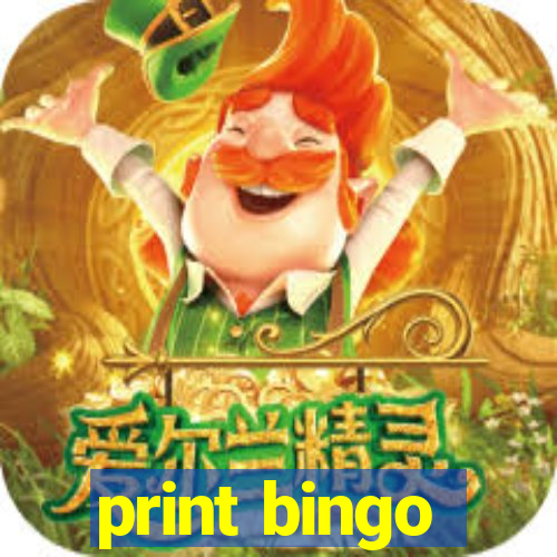 print bingo