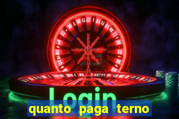 quanto paga terno da loteria federal