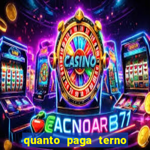 quanto paga terno da loteria federal