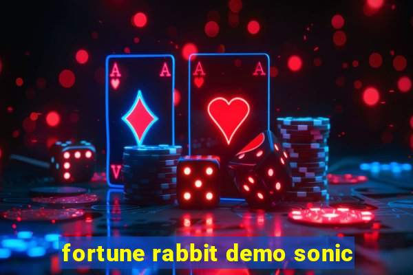 fortune rabbit demo sonic
