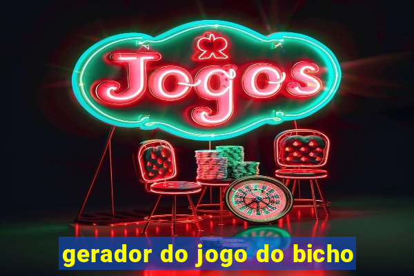 gerador do jogo do bicho