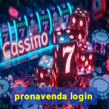 pronavenda login