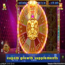 cupom growth supplements