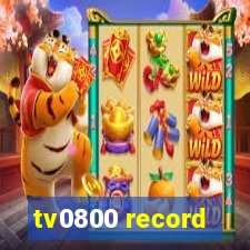 tv0800 record