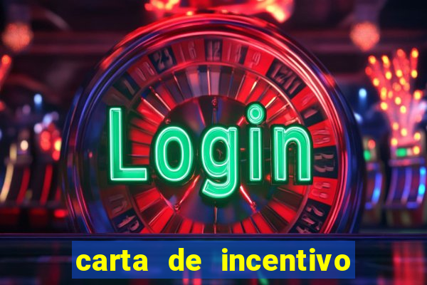 carta de incentivo para alunos