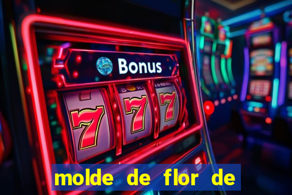 molde de flor de eva grande para imprimir