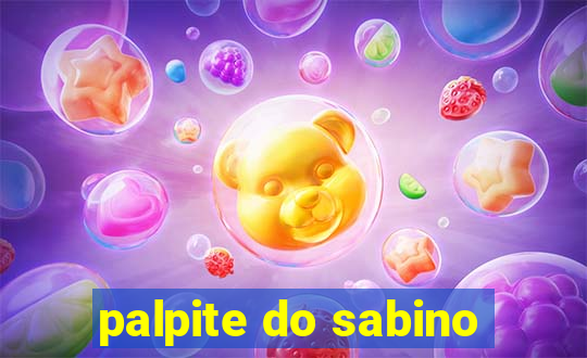 palpite do sabino