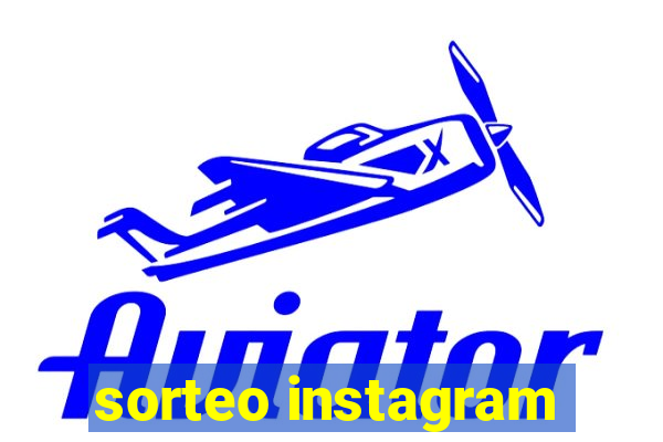 sorteo instagram
