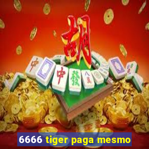 6666 tiger paga mesmo