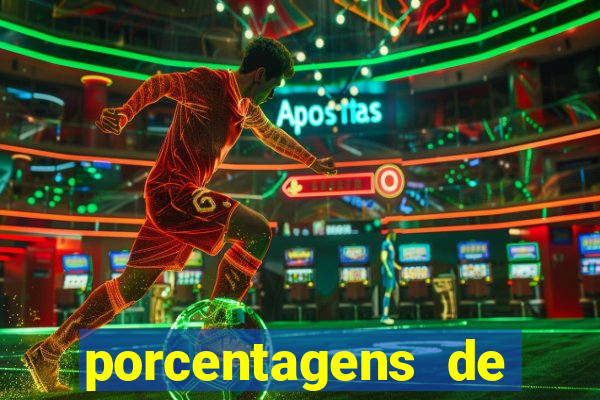 porcentagens de jogos pagantes