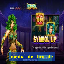 media de tiro de meta por jogo