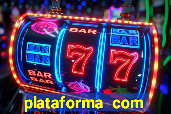 plataforma com chuva de dinheiro