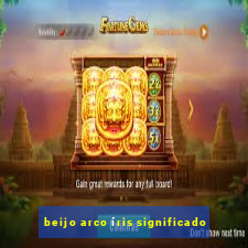 beijo arco íris significado