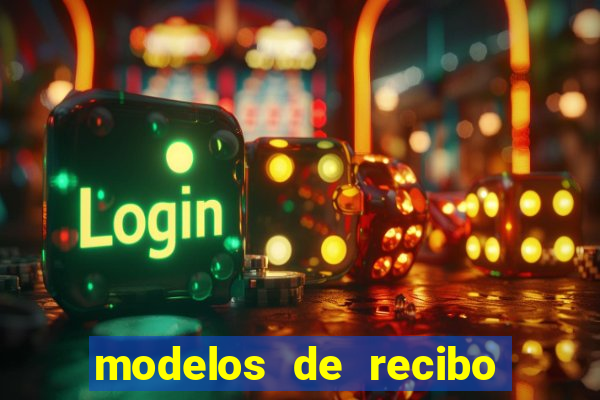 modelos de recibo de pagamento word