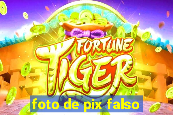foto de pix falso