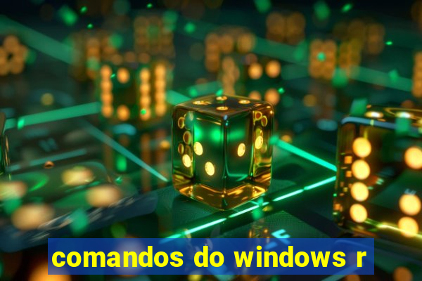 comandos do windows r