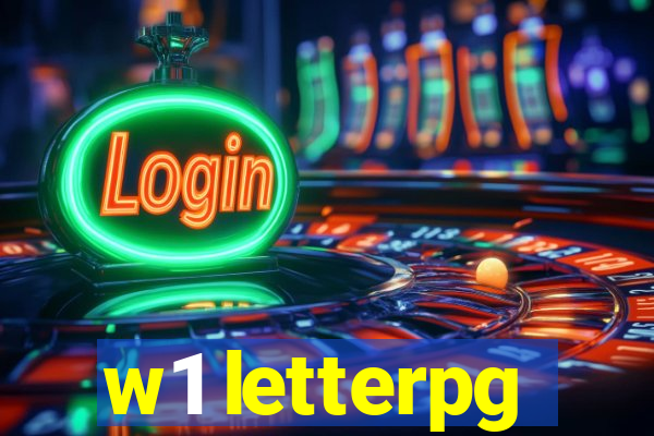 w1 letterpg
