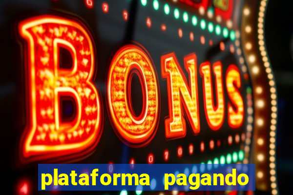 plataforma pagando no cadastro