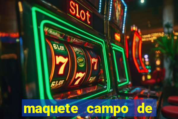 maquete campo de futebol (isopor)
