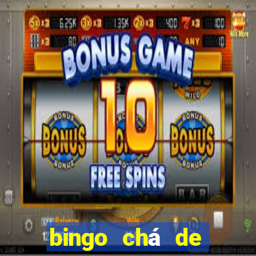 bingo chá de bebê excel