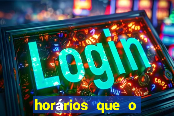 horários que o fortune dragon paga