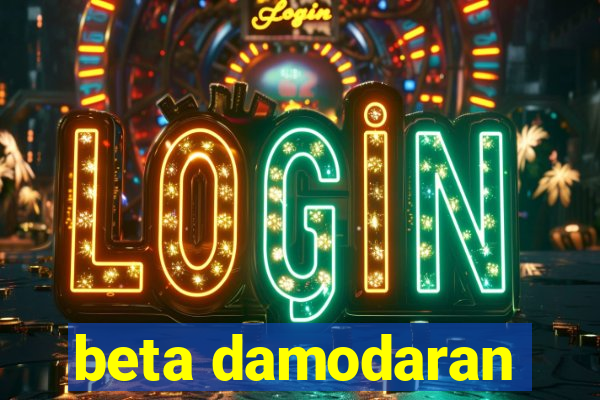 beta damodaran