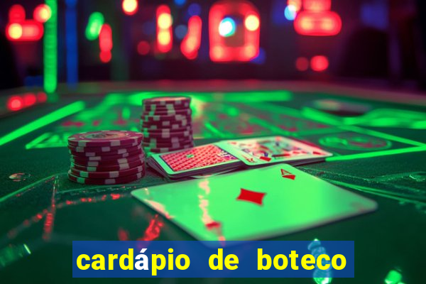 cardápio de boteco pinguim assis brasil