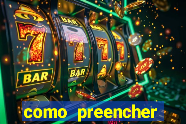 como preencher recibo de pagamento