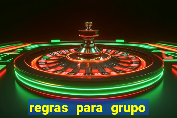 regras para grupo de futebol no whatsapp