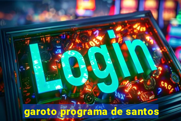 garoto programa de santos