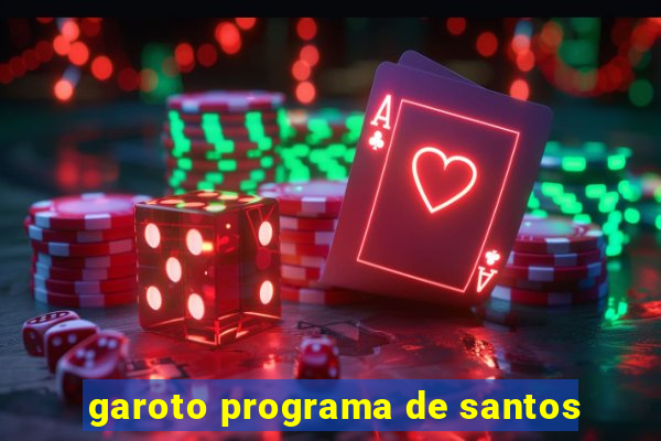 garoto programa de santos