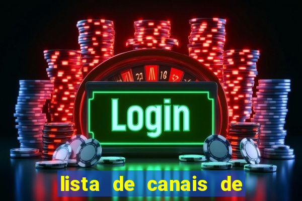 lista de canais de esporte iptv