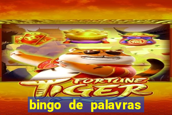 bingo de palavras cha de bebe