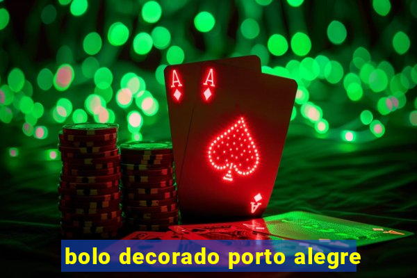 bolo decorado porto alegre