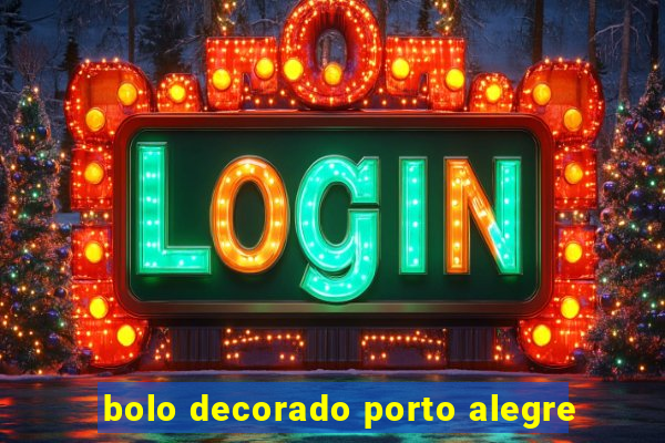 bolo decorado porto alegre