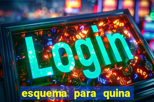 esquema para quina com 20 dezenas