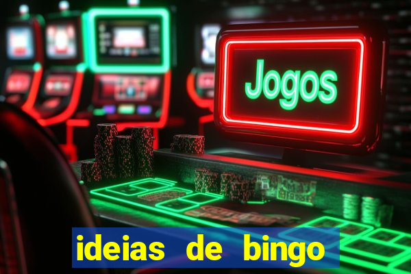 ideias de bingo para o natal
