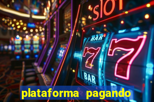 plataforma pagando muito fortune tiger